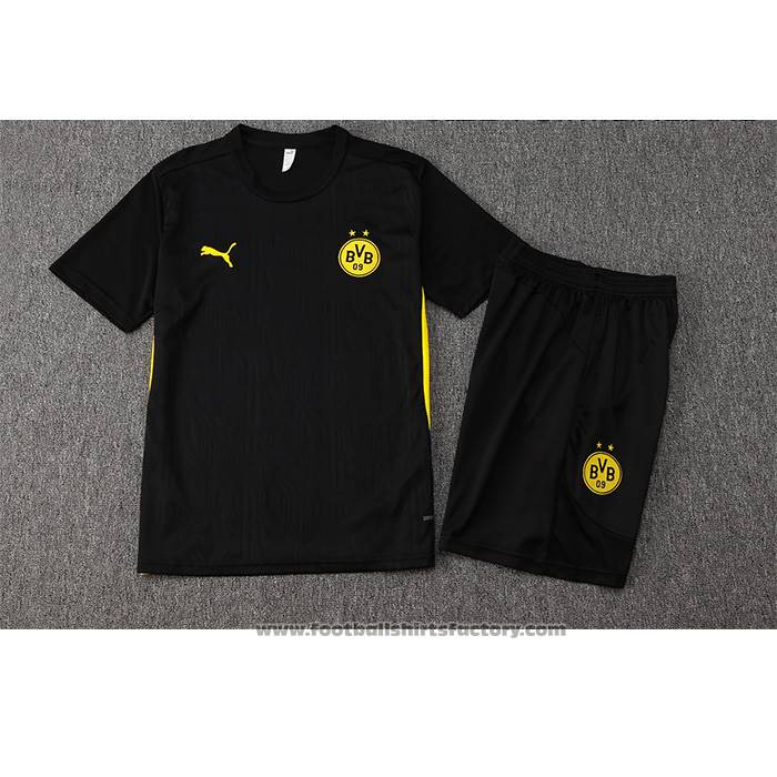 Tracksuit Borussia Dortmund Short Sleeve 2024-2025 Black - Shorts